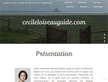 Tablet Screenshot of cecileloiseauguide.com